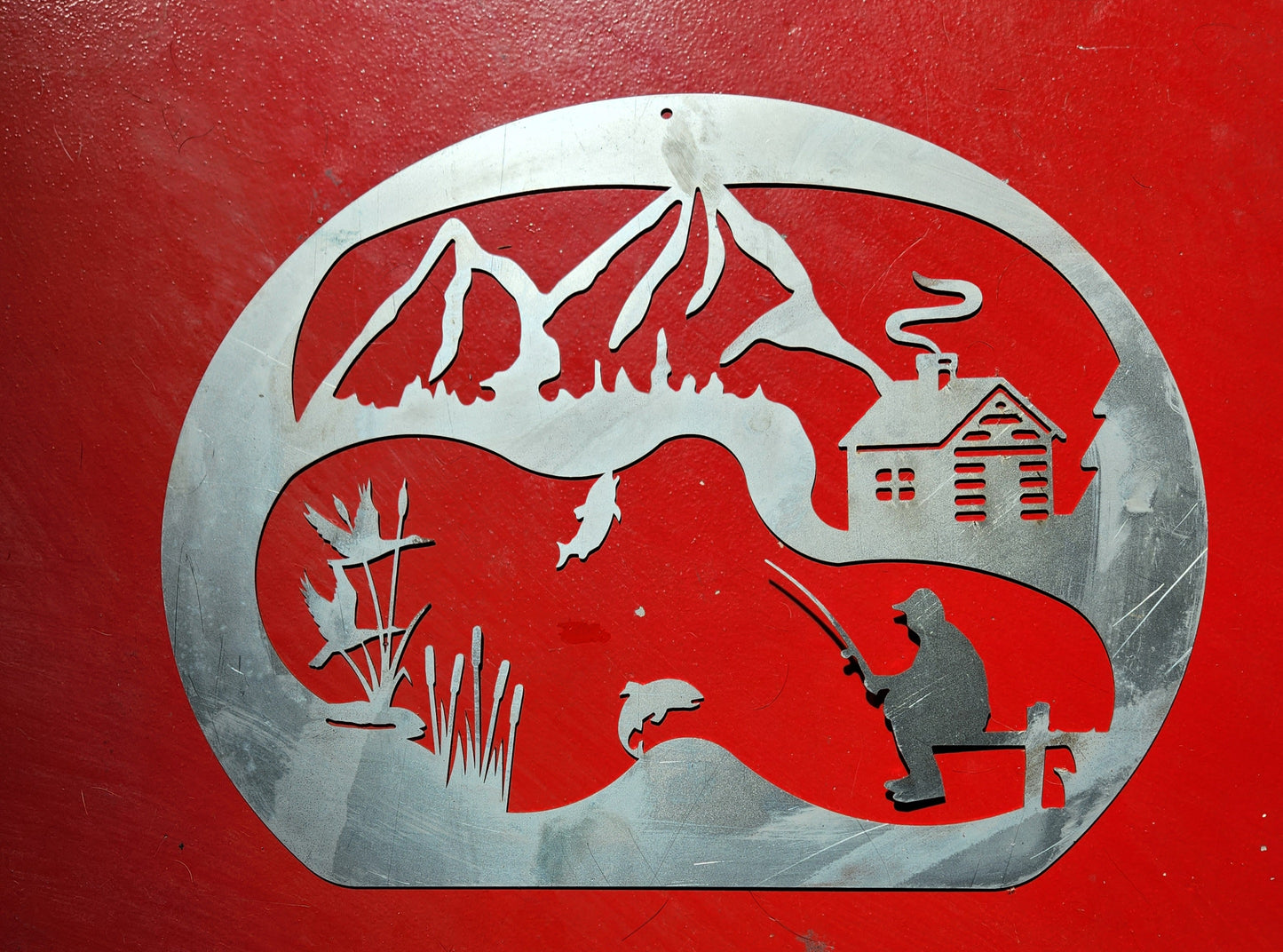 12 Inch Lake Fishing Frame