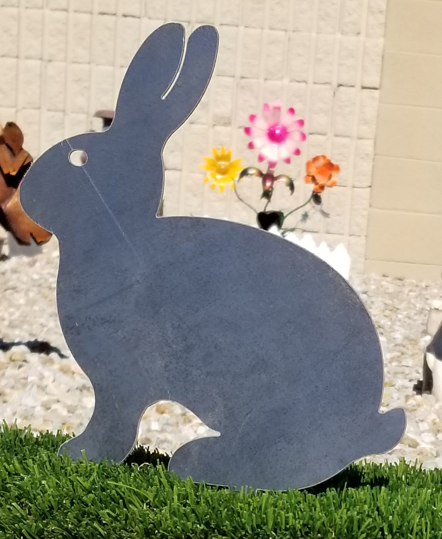 9 Inch Rabbit Stake decorative art by YARDARTT – Yard Artt