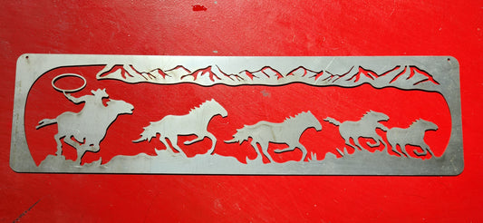 22" x 6" Inch Cowboy Frame